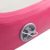 vidaXL Aufblasbare Gymnastikmatte mit Pumpe 500x100x15 cm PVC Rosa