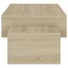 vidaXL Couchtisch Sonoma-Eiche 105x55x32 cm Holzwerkstoff