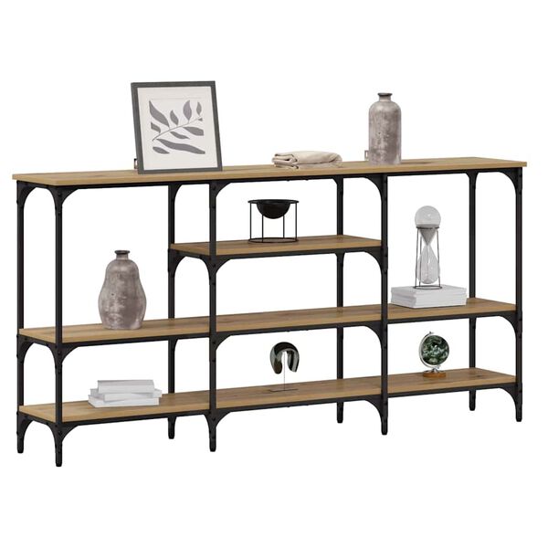 vidaXL Konsolentisch Artisan-Eiche 160 x 29 x 80 cm Holzwerkstoff