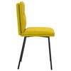 vidaXL Esszimmerstühle 4 Stk. Gelb Samt