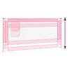 vidaXL Kleinkind-Bettschutzgitter Rosa 180x25 cm Stoff