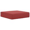 vidaXL Sitzkissen f&uuml;r Outdoor Weinrot 40 x 40 x 8 cm 100 % Polyester