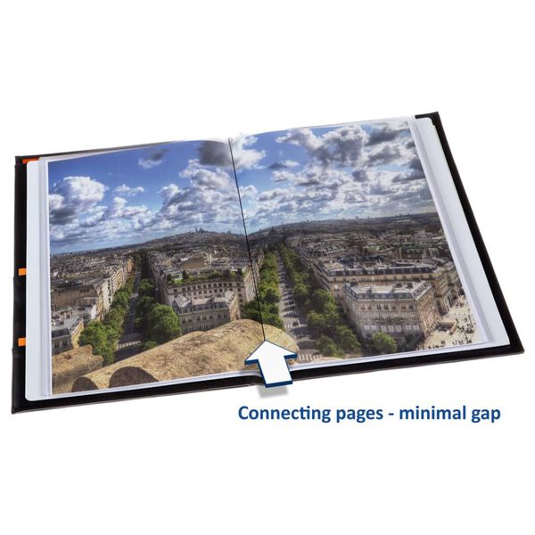 rillstab Sichtbuch Ambassador Luxe A4 30 H&uuml;llen Schwarz