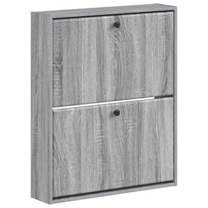 vidaXL Wandmontierter Schuhschrank BREDA 71 x 17 x 86 cm Holzwerkstoff