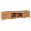 vidaXL TV-Schrank 115x30x35 cm Massivholz Teak
