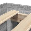 vidaXL Bettgestell Grau Sonoma 90x190 cm Holzwerkstoff