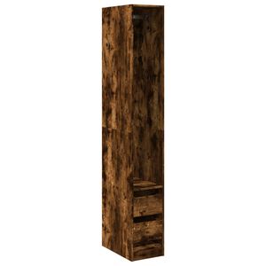 vidaXL Kleiderschrank R&auml;uchereiche 30x50x200 cm Holzwerkstoff