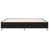 vidaXL Boxspringbettgestell Schwarz 140x190 cm Stoff