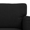 vidaXL Sofa Set 2 pcs Schwarz 144 x 80 x 85 cm Stoff