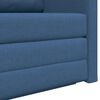 vidaXL Schlafsofa 110cm Blau Stoff