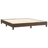 vidaXL Boxspringbettgestell Braun 180x200 cm Kunstleder
