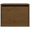 vidaXL Wandschrank Honigbraun 45x30x35 cm Massivholz Kiefer