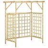vidaXL Pergola f&uuml;r 2 M&uuml;lltonnen Kiefernholz Impr&auml;gniert