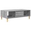 vidaXL Couchtisch Sonoma-Grau 102 x 55 x 35 cm Holzwerkstoff
