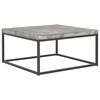 vidaXL Couchtisch 75&times;75&times;38 cm Betonoptik