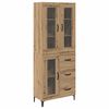 vidaXL Highboard Artisan-Eiche 69,5 x 34 x 180 cm Holzwerkstoff