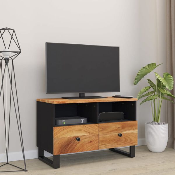 vidaXL TV-Schrank 70x33x46 cm Massivholz Akazie