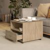 vidaXL Couchtisch Sonoma-Eiche 55x55x40 cm Holzwerkstoff