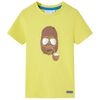 vidaXL Kinder-Kurzarmshirt Gelb 92
