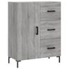 vidaXL Sideboard Grau Sonoma 69,5x34x90 cm Holzwerkstoff