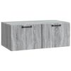 vidaXL Wandmontierter TV-Schrank Graues Sonoma 78,5 x 41 x 30 cm