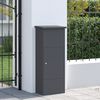 vidaXL Paketdrop-Box mit Speicher Anthrazit 44,5 x 29 x 110,5 cm Stahl