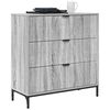 vidaXL Sideboard Graues Sonoma 79,5 x 33 x 82 cm Holzwerkstoff
