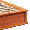 vidaXL Bettrahmen Wachsbraun 180 x 200 cm Massives Kiefernholz