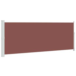 vidaXL Seitenmarkise Ausziehbar 180x500 cm Braun