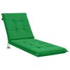 vidaXL Sonnenliege Kissen GEMERT 100 % Polyester Gr&uuml;n 190 x 60 x 9 cm