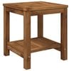 vidaXL Couchtisch Wei&szlig; gewaschen 48,5 x 49 x 45 cm Massivholz Akazie