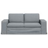 vidaXL Sofa Hellgrau Gesamtabmessungen: 182 x 80 x 82 cm (B x T x H)