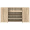 vidaXL Empfangstheke Sonoma-Eiche 200x50x103,5 cm Holzwerkstoff