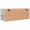 vidaXL Wand-Schuhschrank Betongrau 100x35x38 cm Holzwerkstoff