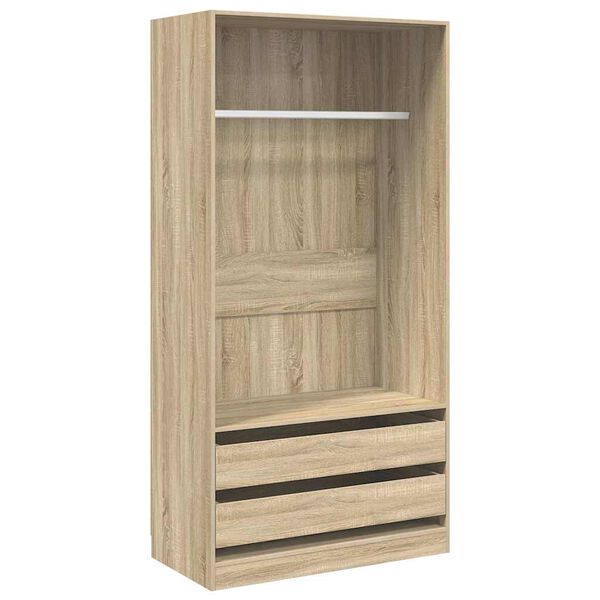 vidaXL Kleiderschrank Sonoma-Eiche 100x50x200 cm Holzwerkstoff
