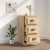 vidaXL Sideboard Sonoma-Eiche 36x35,5x67,5 cm Holzwerkstoff