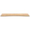 vidaXL Schreibtischplatte Unbehandelt 140x60x2,5 cm Massivholz Eiche