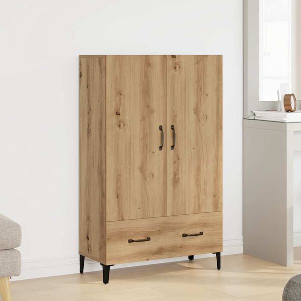 vidaXL Highboard Artisan-Eiche 70x31x115 cm Holzwerkstoff