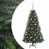 vidaXL K&uuml;nstlicher Weihnachtsbaum mit Kugel 120 cm 150 LEDs