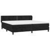 vidaXL Boxspringbett mit Matratze Schwarz 200x200 cm Samt