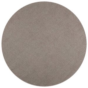 vidaXL Bereichsteppiche Rund LUGO Taupe &Oslash; 160 CM Polyester