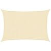vidaXL Sonnensegel 160 g/m&sup2; Creme 2x3 m HDPE