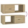 vidaXL Couchtisch Sonoma-Eiche 100x50,5x35 cm Holzwerkstoff