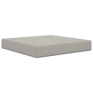 vidaXL Sofakissen f&uuml;r drau&szlig;en Grau 60 x 60 x 8 cm Polyester