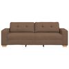 vidaXL 3-Sitzer-Sofa Braun 180 cm Stoff