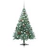 vidaXL K&uuml;nstlicher Weihnachtsbaum Gr&uuml;n 150 cm PVC und Stahl