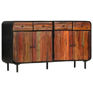 vidaXL Sideboard Massives Altholz 140&times;35&times;76 cm