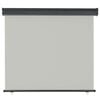 vidaXL Balkon-Seitenmarkise 125x250 cm Grau