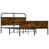 vidaXL Bettgestell ohne Matratze 120x200 cm Sonoma-Eiche Holzwerkstoff