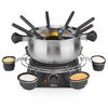 Tristar Familien-Fondue-Set 1400 W 1,3 L Edelstahl Silbern